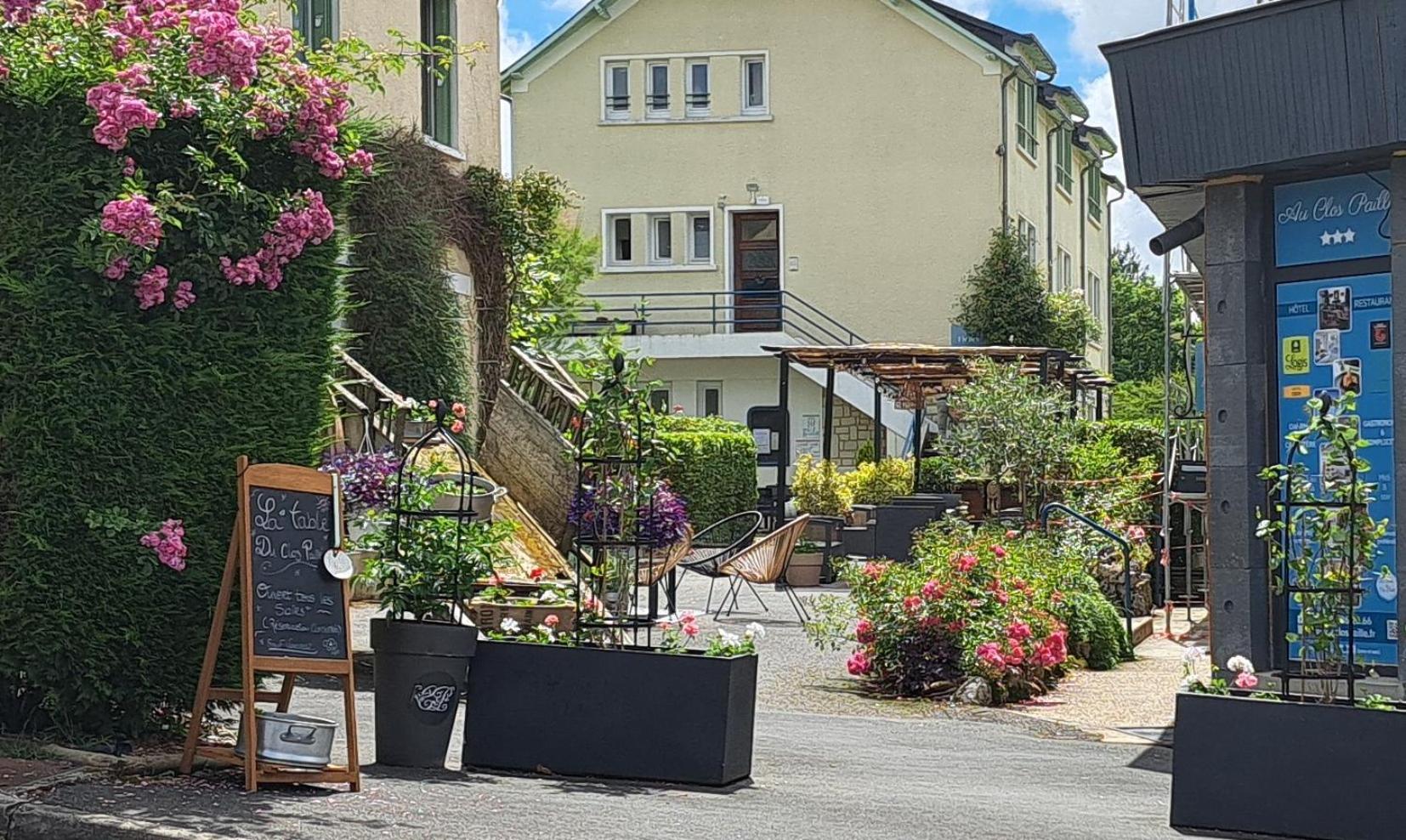 Logis Hôtel&Restaurant Au Clos Paillé Charme&Caractère La Roche-Posay Exterior foto